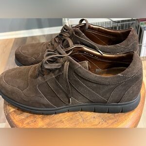 NWOT Soldini Stone Haven Line 1990 Brown Suede Loafers. Made in Italy